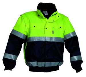 Image de Jas Havep allseason marine/fluoriserend geel