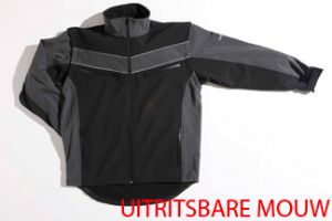 Bild von Beton Bouw Jas softshell zwart/grijs