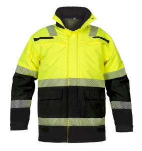 Afbeeldingen van Drimmelen AK HW. Parka zwart/geel