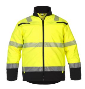 Bild von Drimmelen AK HW. Softshell zwart/geel