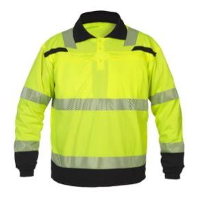 Afbeeldingen van Drimmelen AK HW. Polo lm zwart/geel