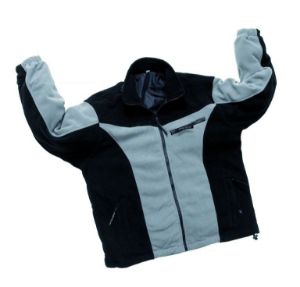 Image de Beton Bouw Jas fleece Kingston zwart/grijs