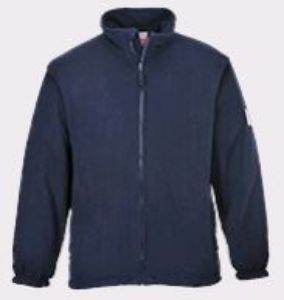 Afbeeldingen van Naakt Fleecevest vlamvertr. blauw