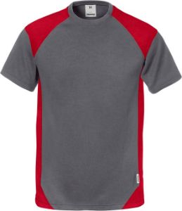 Image de HEK T-shirt grijs-rood