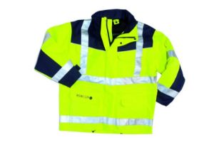 Image de Touax Parka multinorm fluor geel/marine