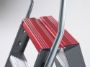 Afbeeldingen van Altrex Dubbel oploopbare trap - aluminium (gecoat) Falco 2x6 treden